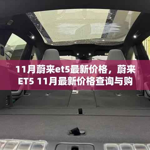 蔚来ET5 11月最新价格及购车指南