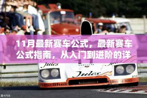 最新赛车公式指南,从入门到进阶的详细步骤(11月更新)