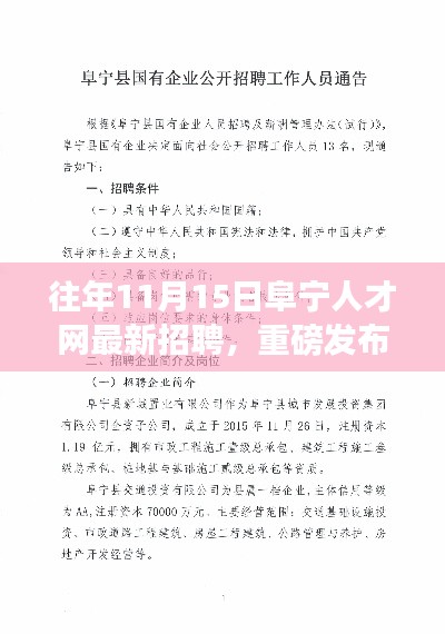 阜宁人才网11月15日最新高科技产品招聘,领略前沿科技魅力,启程未来生活革新之旅
