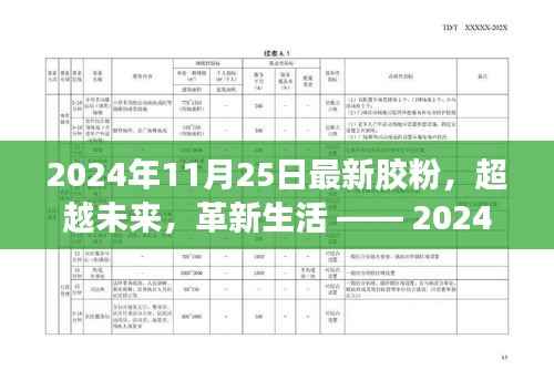 前沿科技揭秘,超越未来,革新生活的胶粉新品亮相于2024年11月25日。