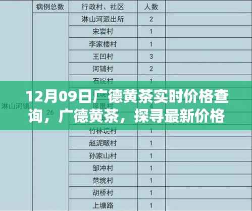 广德黄茶最新实时价格查询,洞悉市场动态,探寻价格走势