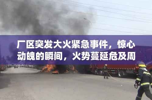 厂区突发大火紧急事件,惊心动魄的瞬间,火势蔓延危及周边安全!