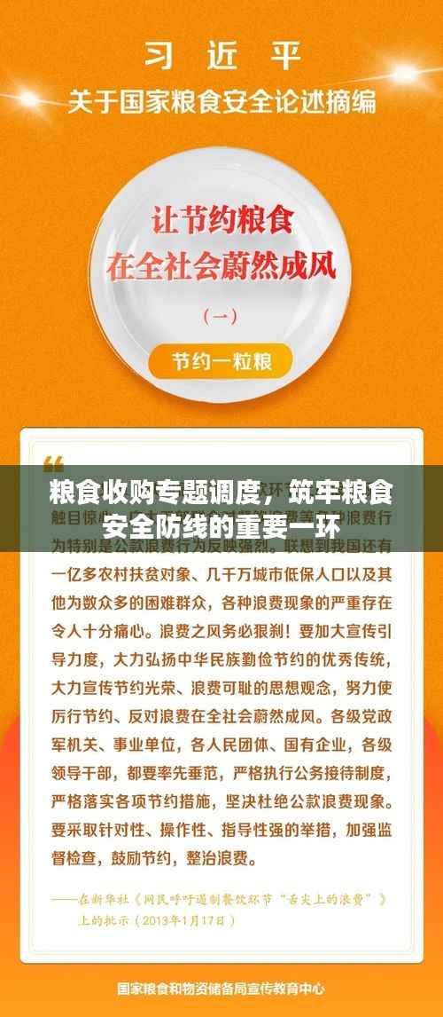 粮食收购专题调度,筑牢粮食安全防线的重要一环