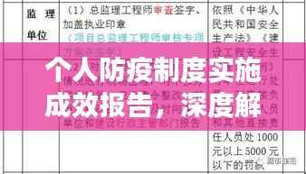 个人防疫制度实施成效报告,深度解读防疫措施执行情况