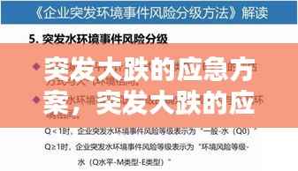 突发大跌的应急方案,突发大跌的应急方案是什么